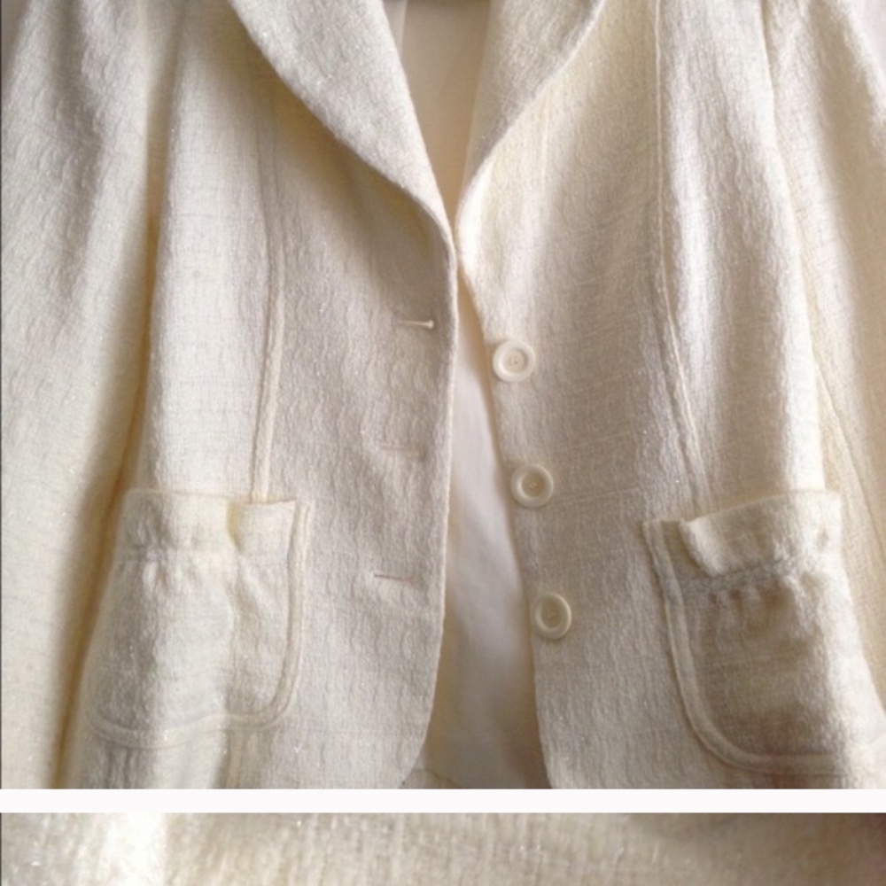 Pearl color Forever21 blazer